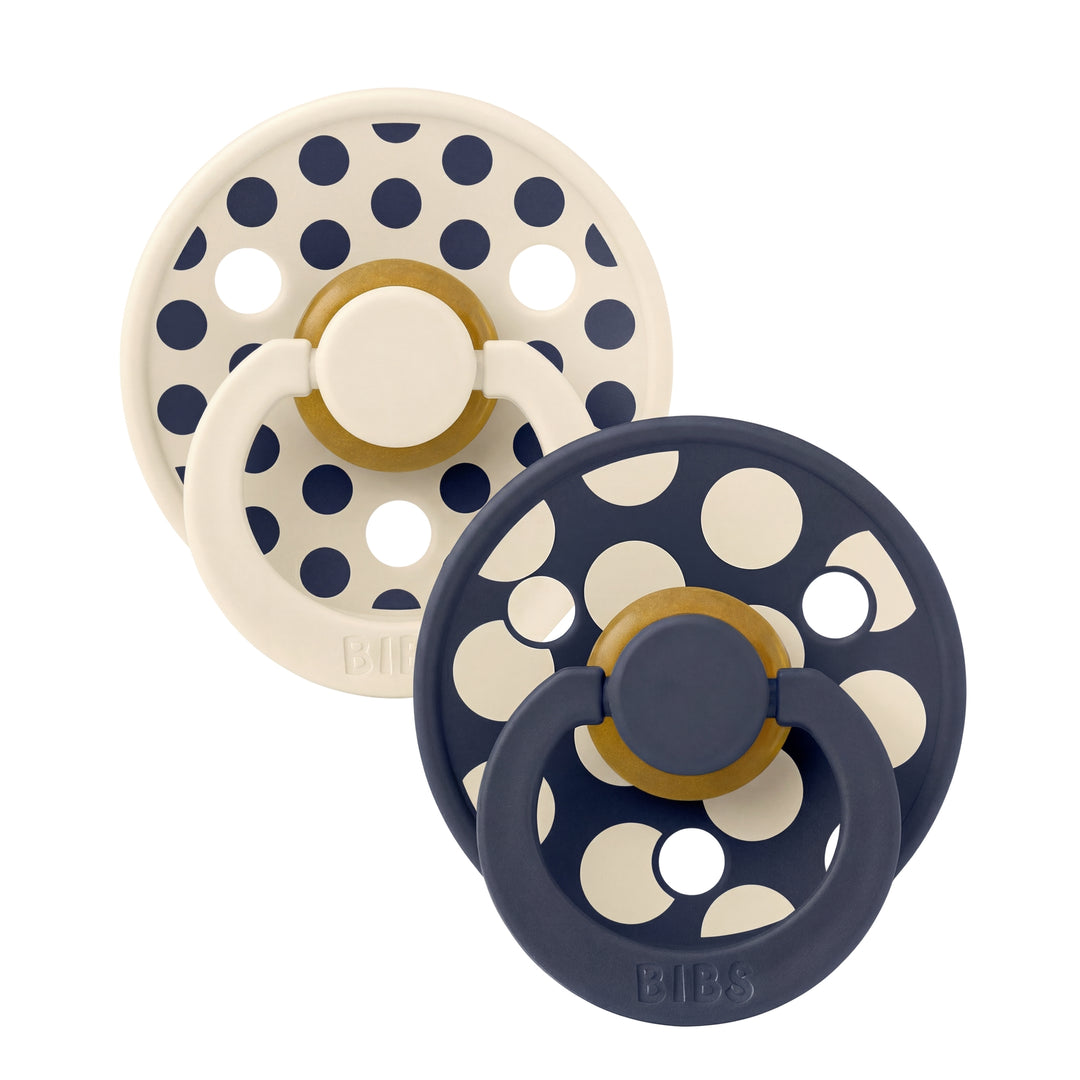 Polka, 2 stk, Deep Space/Ivory