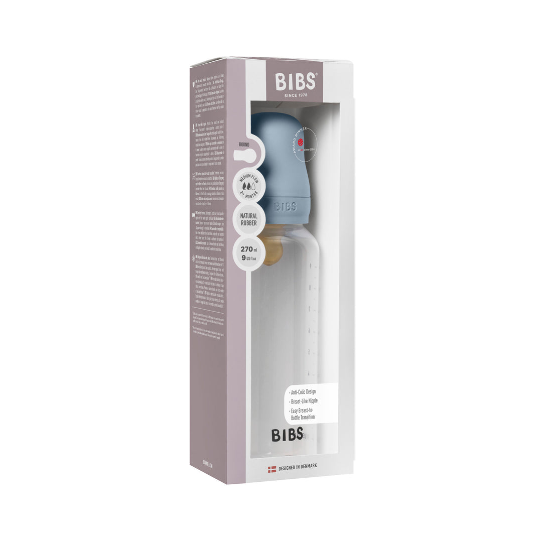 Flaska, 270 ml, Latex, Baby Blue