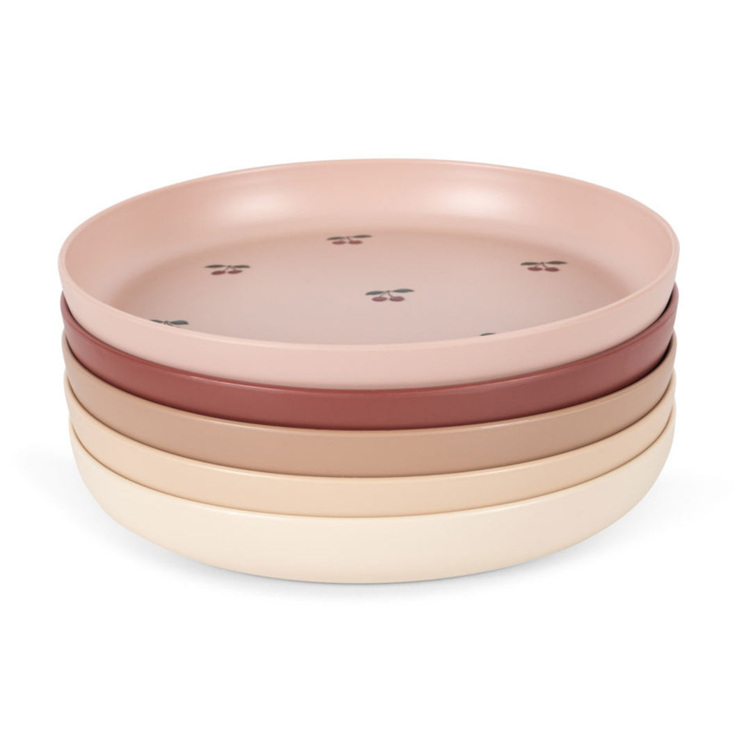 Tallerkar, 5 stk, Cherry