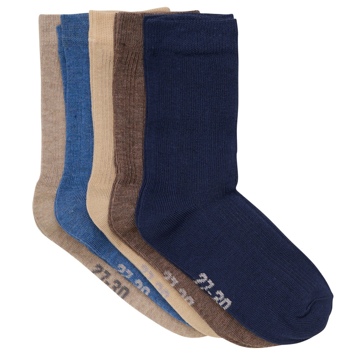 Sokkar, 5 pør, Dark Navy
