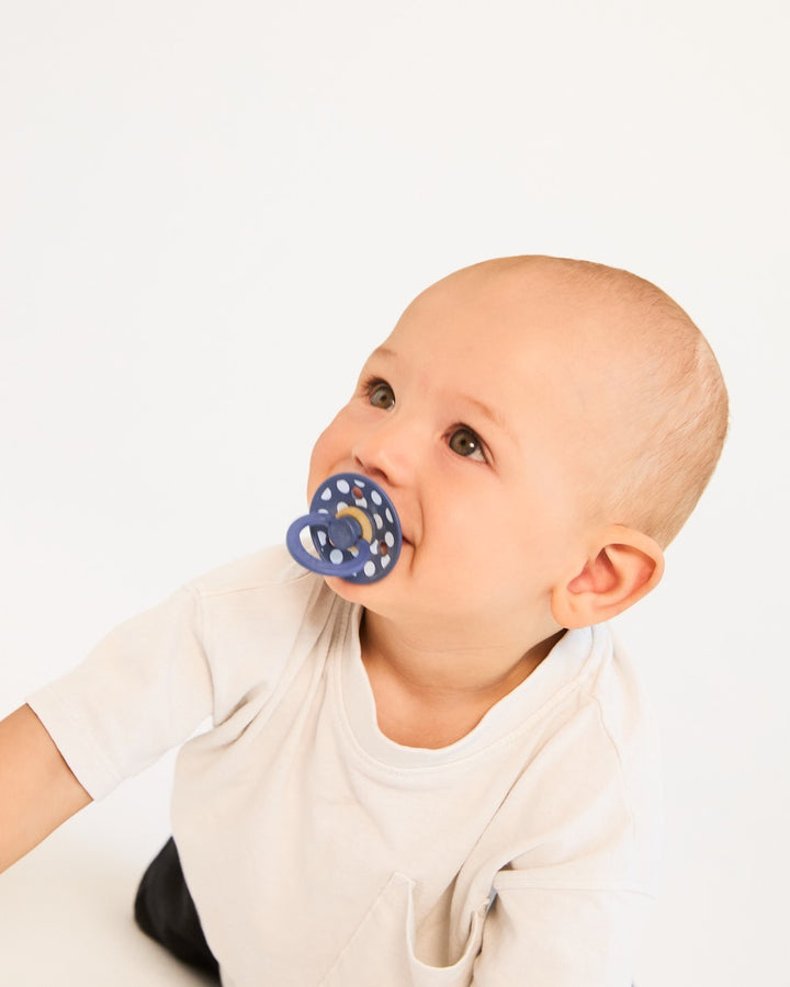 Polka Dots, 2 stk, Baby Blue/Steel Blue