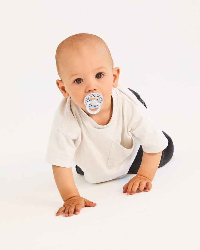 Polka Dots, 2 stk, Baby Blue/Steel Blue