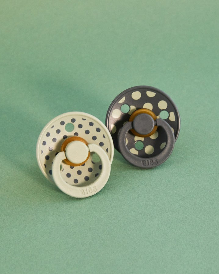 Polka Dots, 2 stk, Sage/Iron