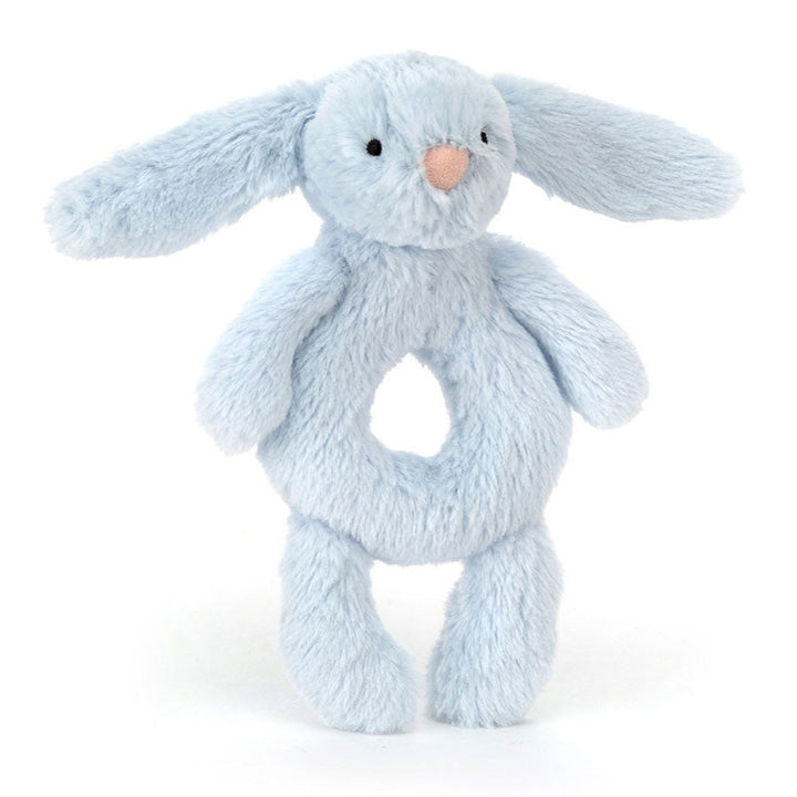 Bashful Bunny Rattle, Blue