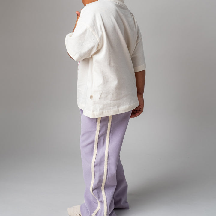 Deanna joggingbuksur, Purple Glitter