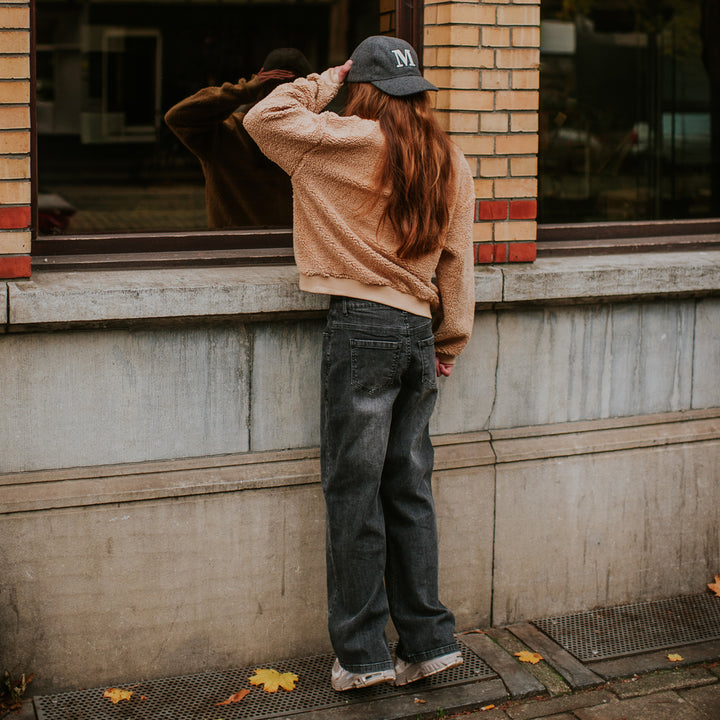 Wide jeans, Denim Grey