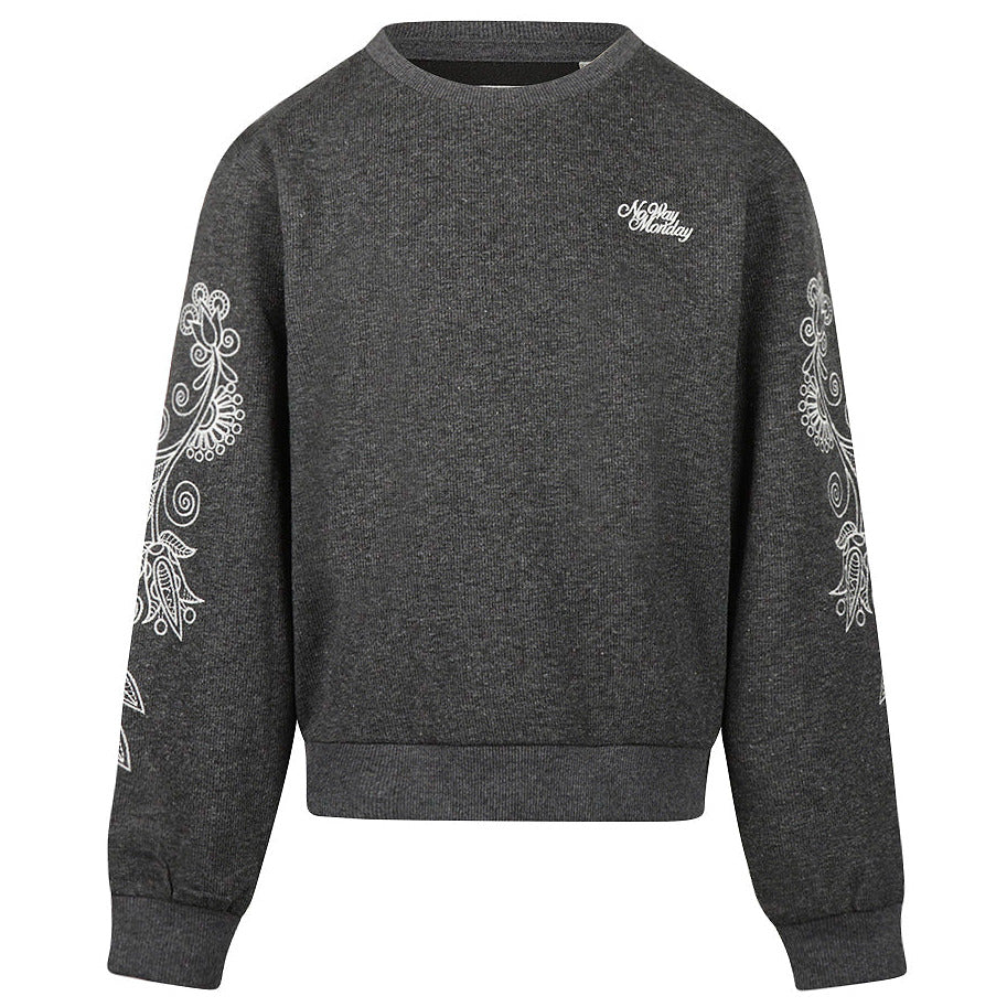 Sweatshirt, Dark Grey Melee