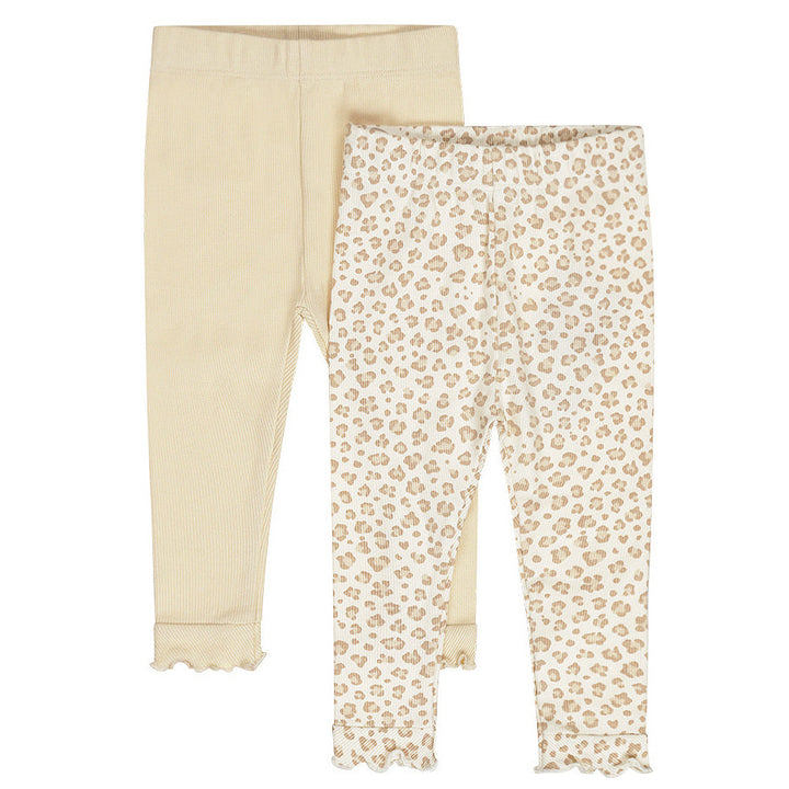 Leggings, 2 pør, Leo