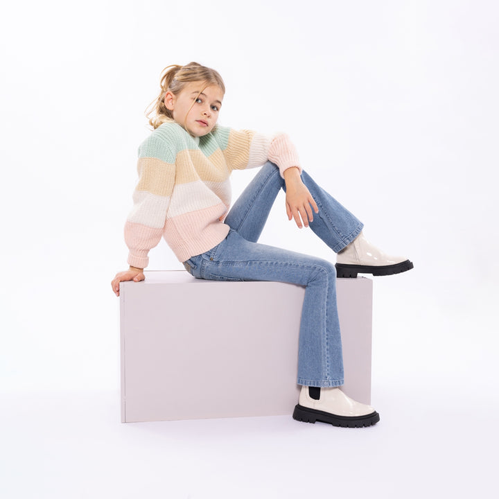 Flared jeans, Demin Blue