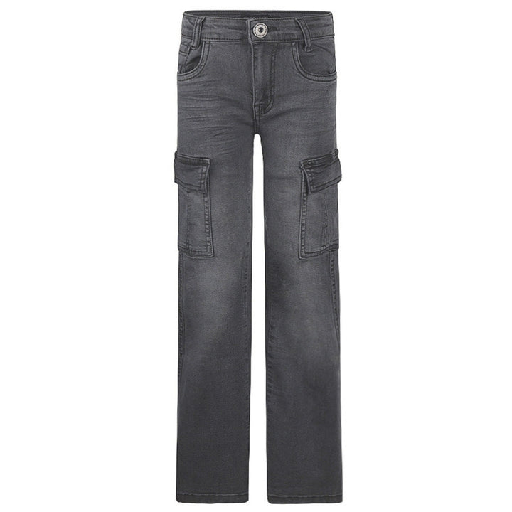 Wide gallabuxur, Denim Grey