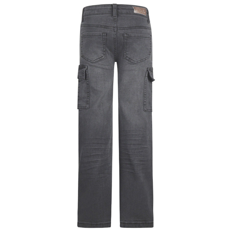 Wide gallabuxur, Denim Grey
