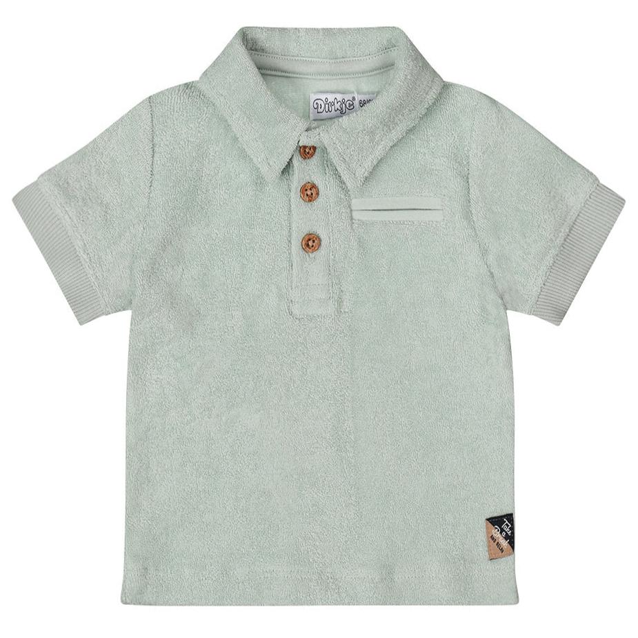 Polo blusa, Faded Green