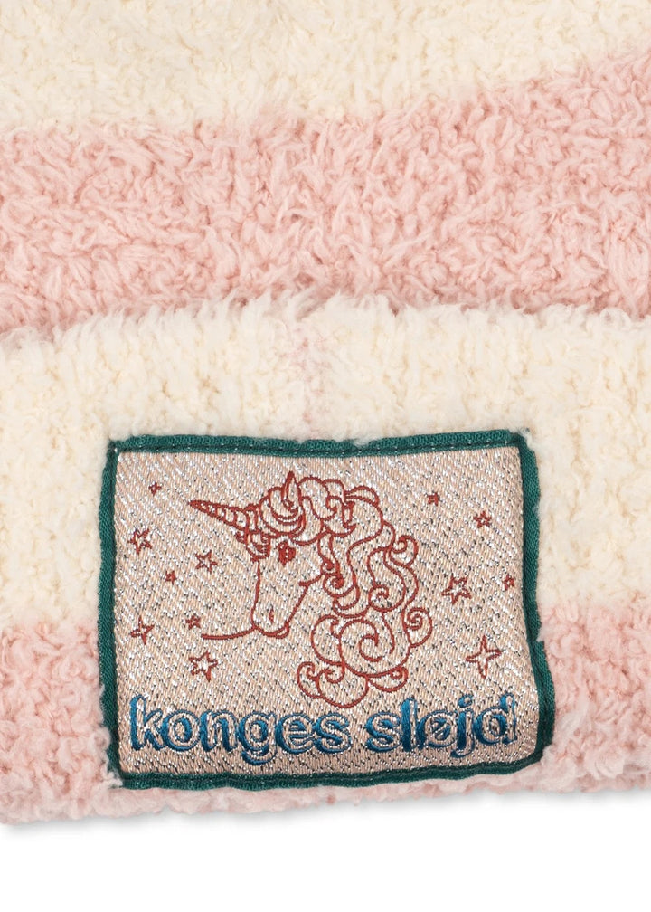 Softy beanie, Rosy Stripe