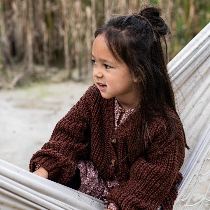 Cardigan, Burgundy