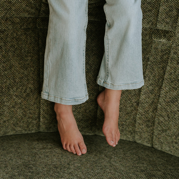 Wide jeans, Denim Blue