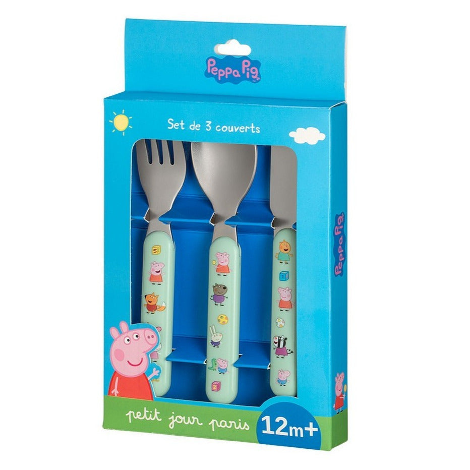Peppa Pig bestikk, 3 stk