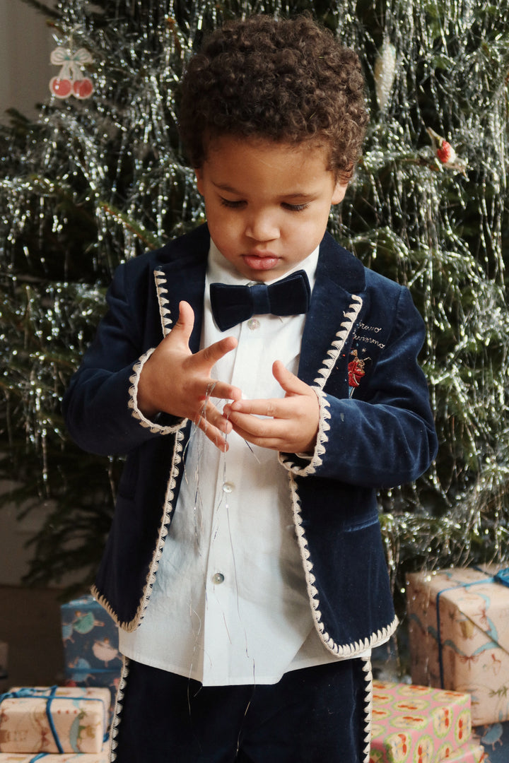 Festive butterfly, Navy Blazer