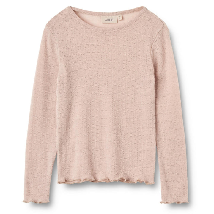 Alli Wool/Silk blusa, Pale Lilac