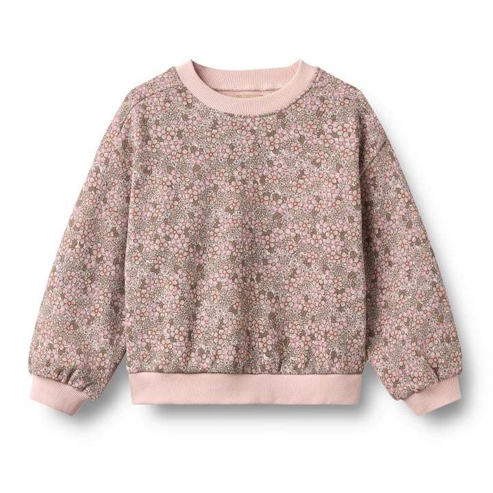 Lia sweatshirt, Rose Brown Flowers