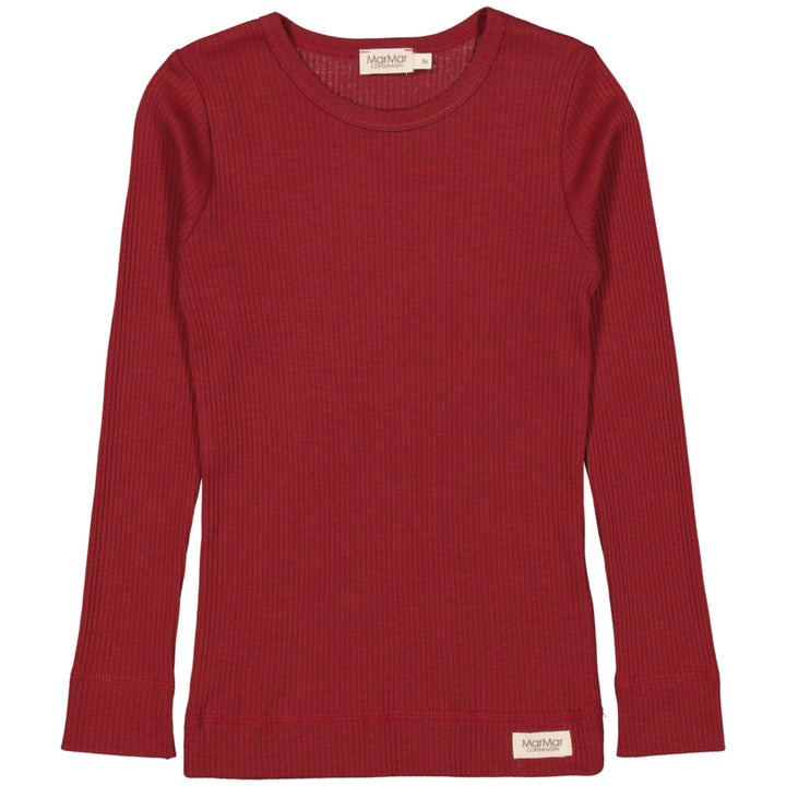 Modal blusa, Hibiscus Red