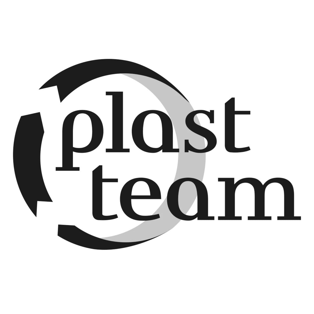 Plastkassi, hvítur