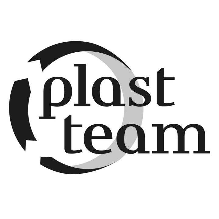 Plastkassi, hvítur