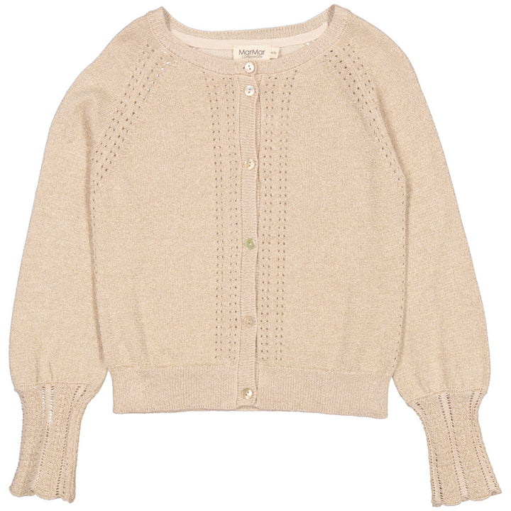 Tillie cardigan, Gold Glitter