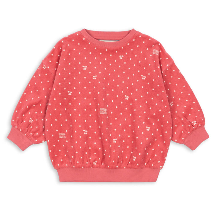 Itty sweatshirt, Cherry Berry Dot