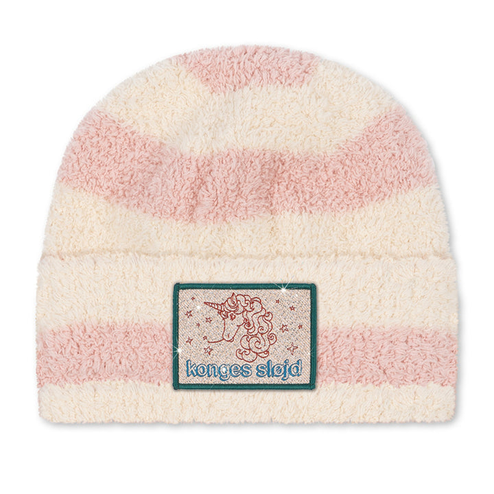 Softy beanie, Rosy Stripe