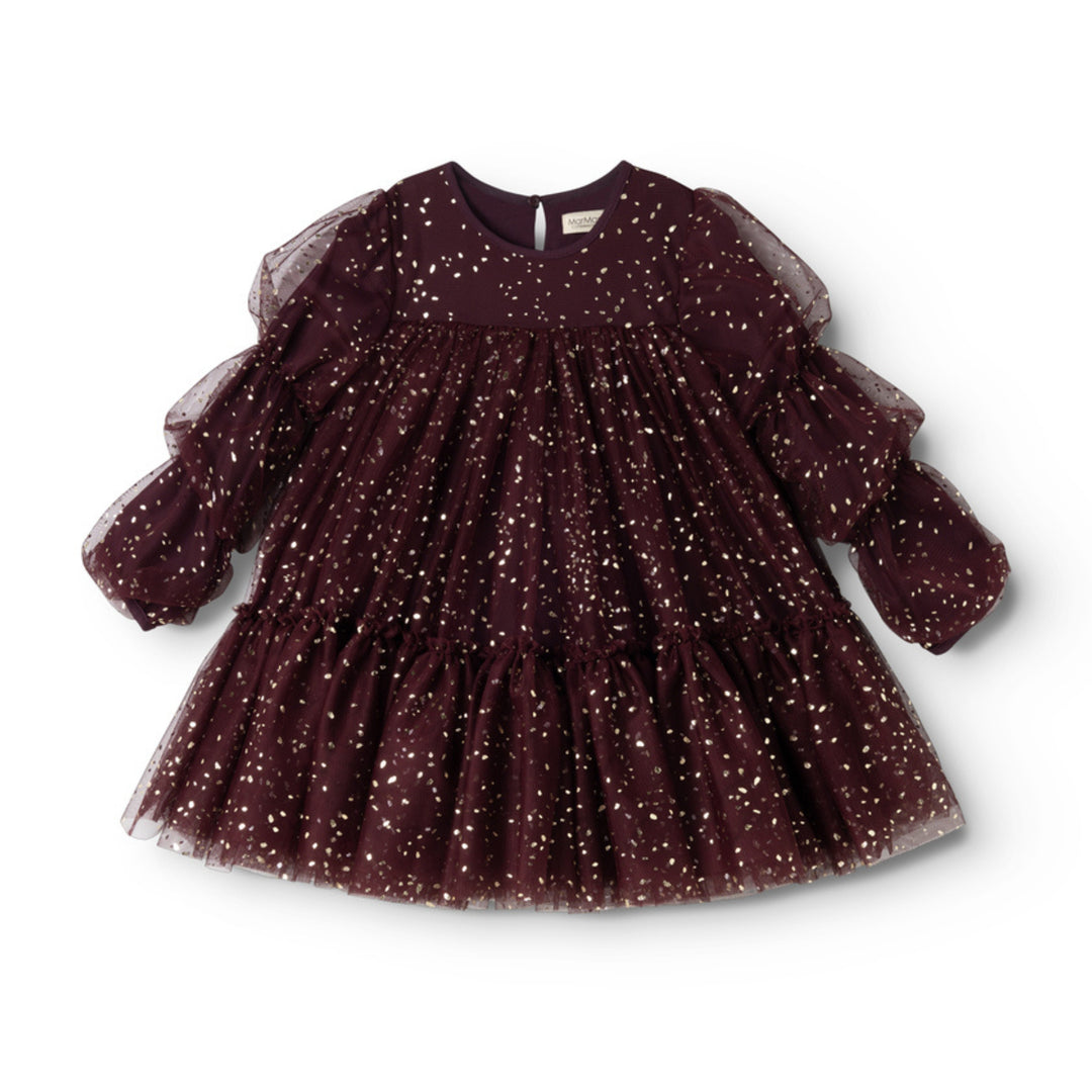 Dionne kjóli, Deep Mulberry