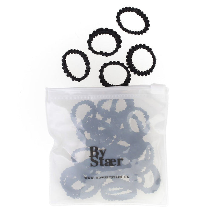 Mini hárelastikk, 50 stk, Black