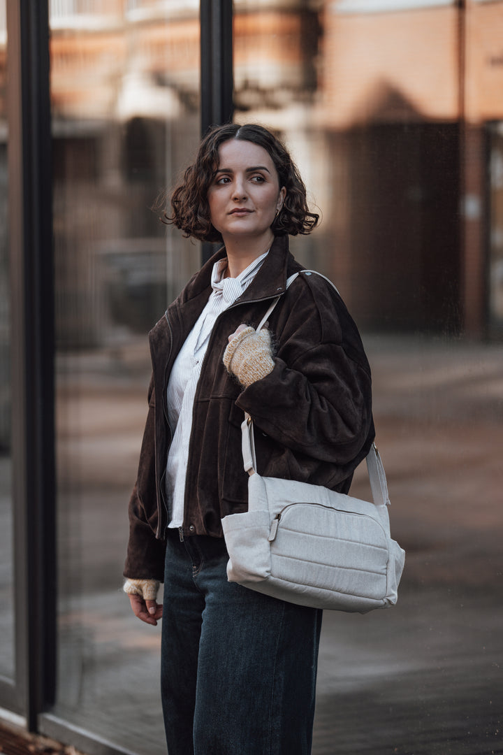 On-the-go Mini puslitaska, Morning Beige Melange