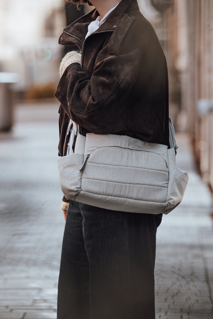 On-the-go Mini puslitaska, Morning Beige Melange