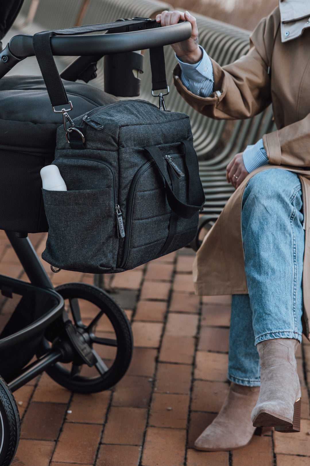 On-the-go puslitaska, Dark Grey Melange