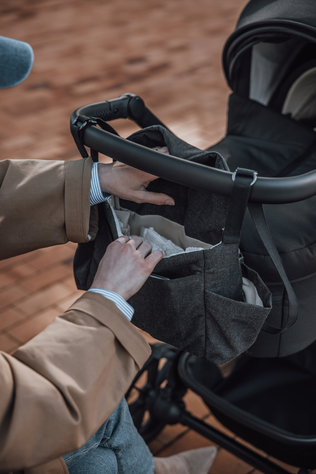 On-the-go Mini puslitaska, Dark Grey Melange