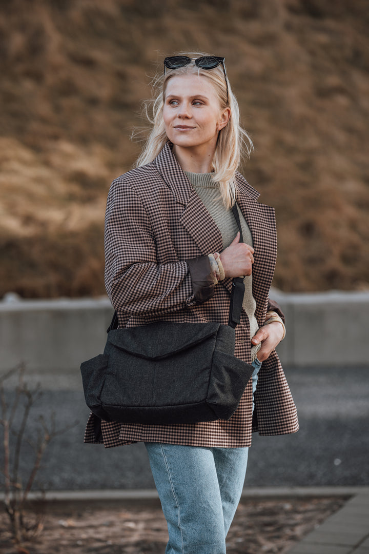 On-the-go Mini puslitaska, Dark Grey Melange