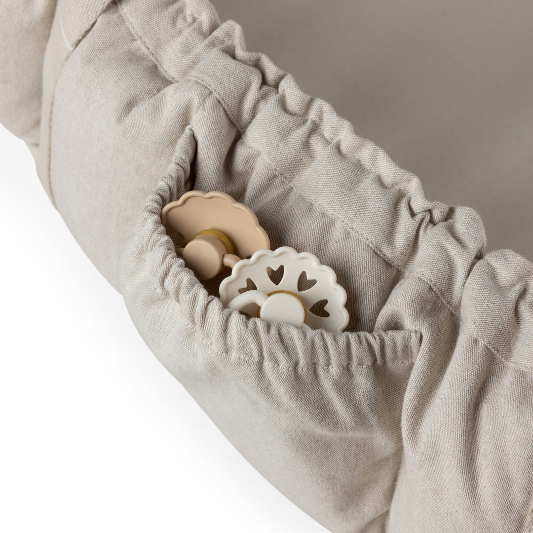 3-in-1 babynest v/kallesju, Morning Beige Melange