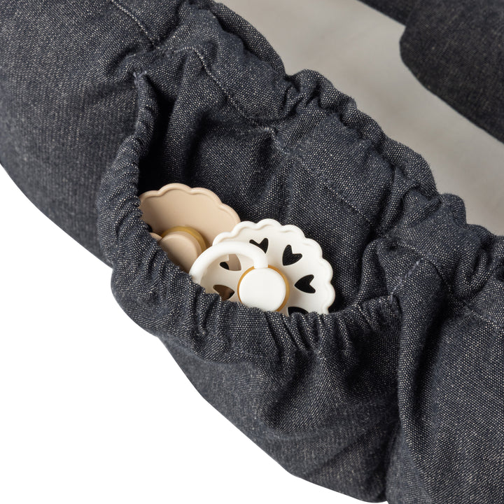 3-in-1 babynest v/kallesju, Grey Melange
