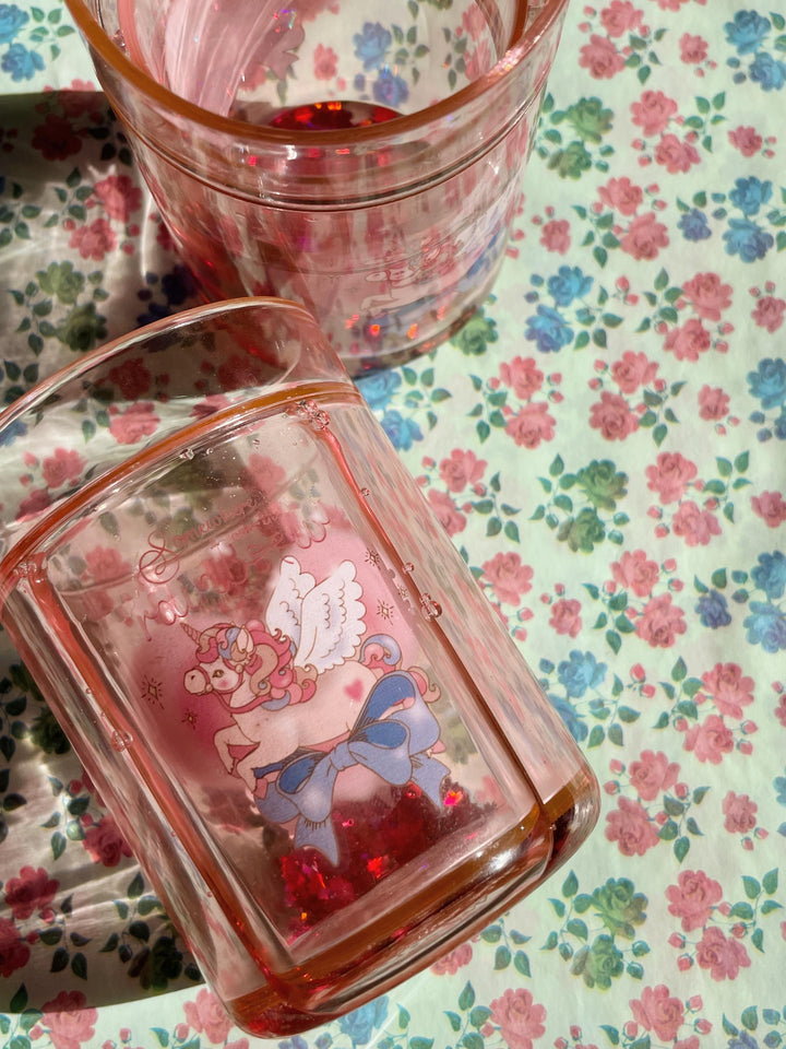 Glitter Cup, 2 stk, Over The Rainbow