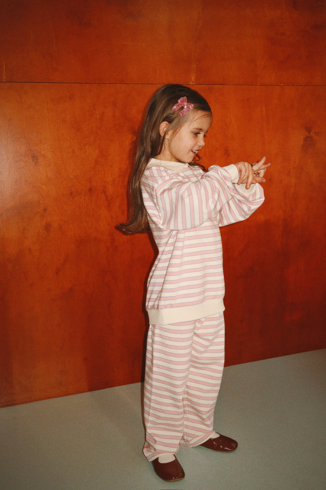 Spotty sweatshirt, Lolly Stripe