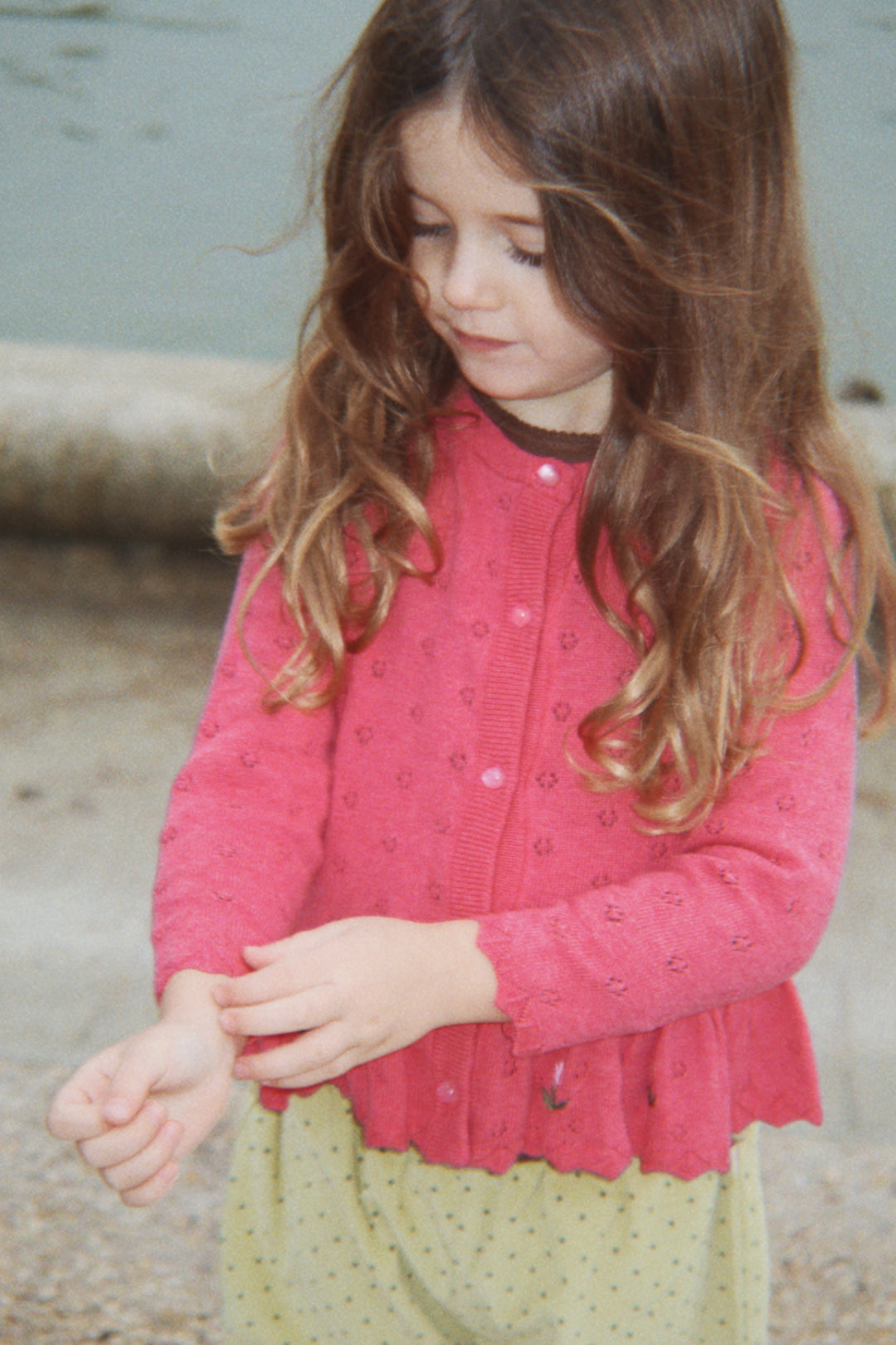 Posie cardigan, Winterberry