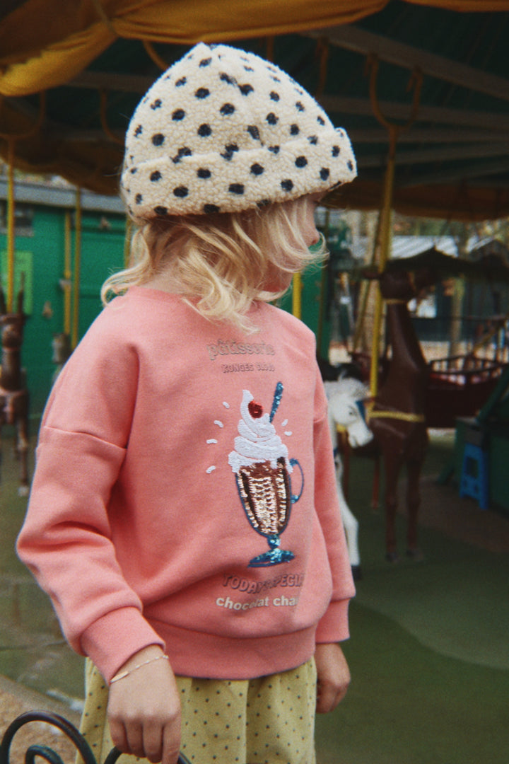 Lou sweatshirt, Peach Blossom
