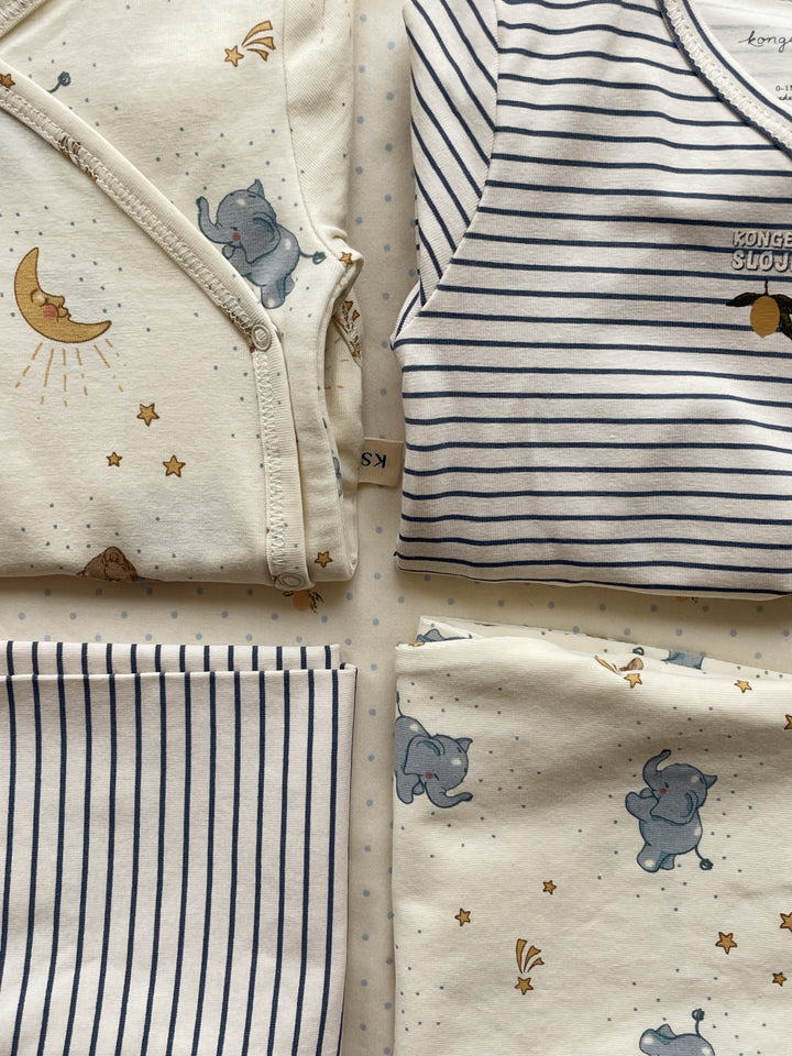 Basic newborn drakt, Stripe Como
