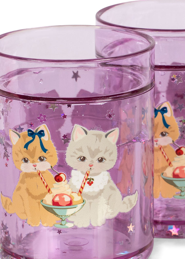 Glimmurkoppar, 2 stk, Kitty Gelateria
