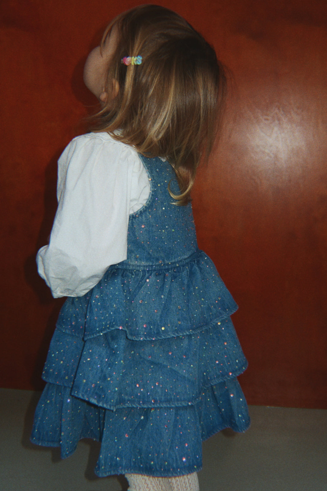 Elba kjóli, Denim Sparkle