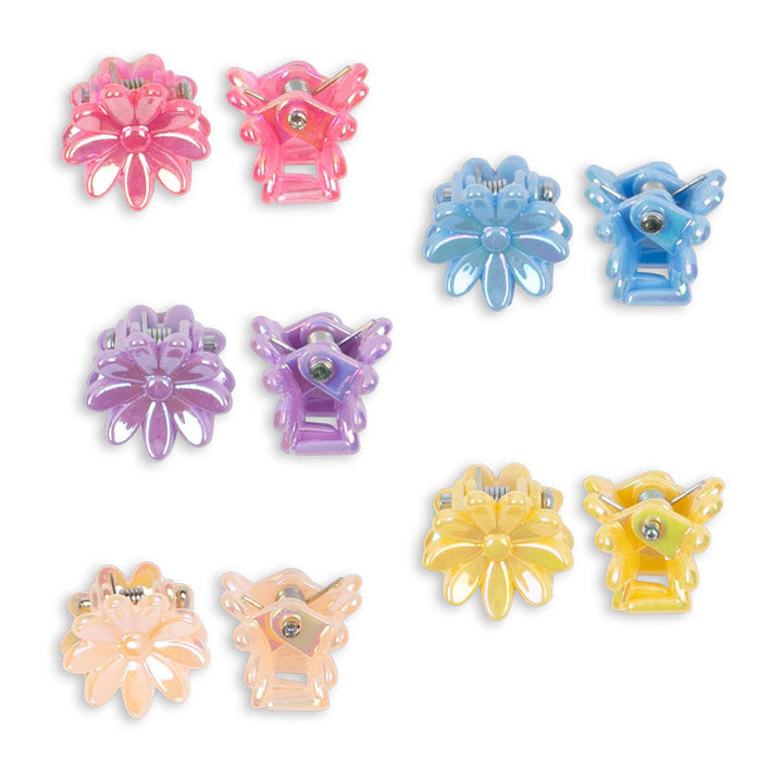 Mini Flower hárklemmur, 10 stk