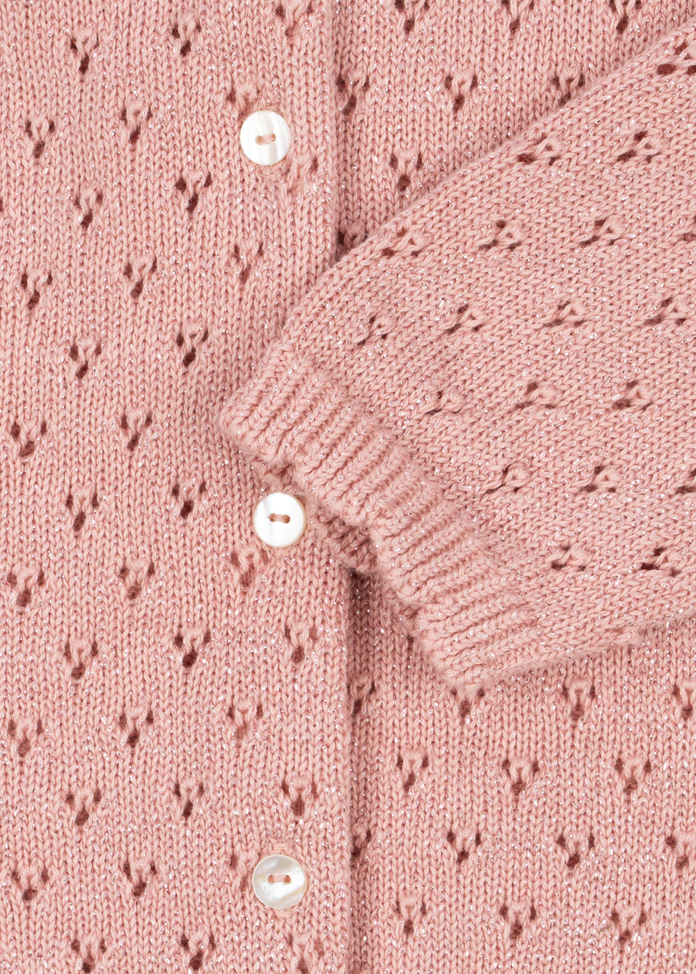 Hannah cardigan, Mellow Rose