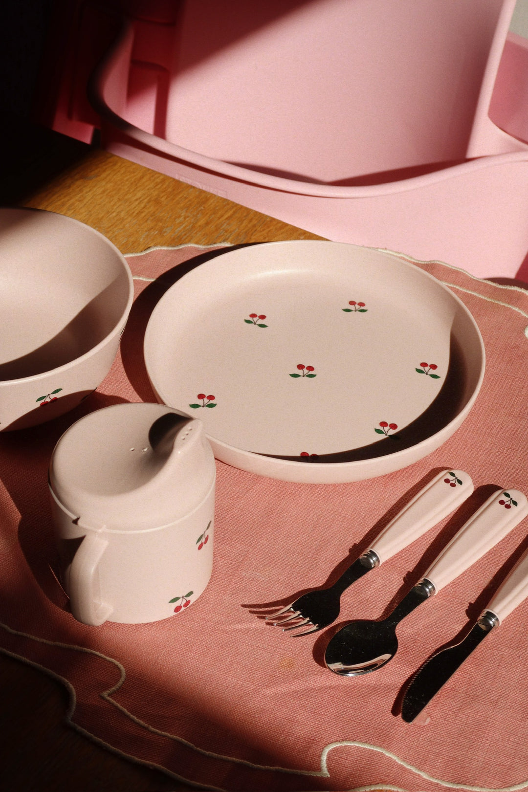 Tallerkar, 5 stk, Cherry