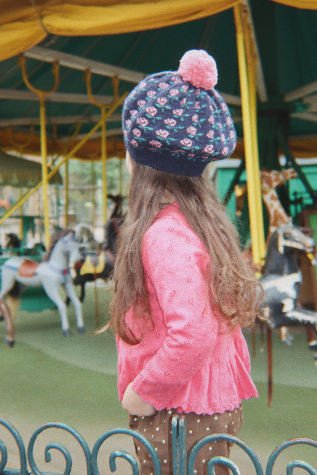 Posie cardigan, Winterberry