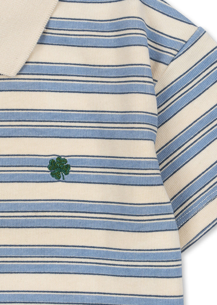 Spotty polo, Ciel Stripe